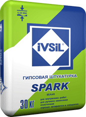 Гипсовая штукатурка IVSIL SPARK, Сухие строительные смеси IVSIL 